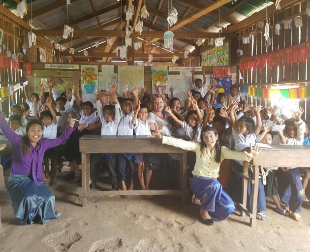 Couple building future for schoolchildren in Cambodia