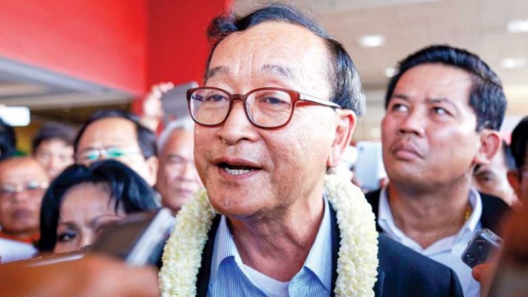 Rainsy faces CNRP backlash after ‘cheap’ jibe at barred 118