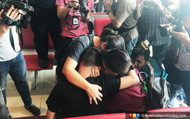 Freed Sarawakians reunited with families after Cambodia ordeal