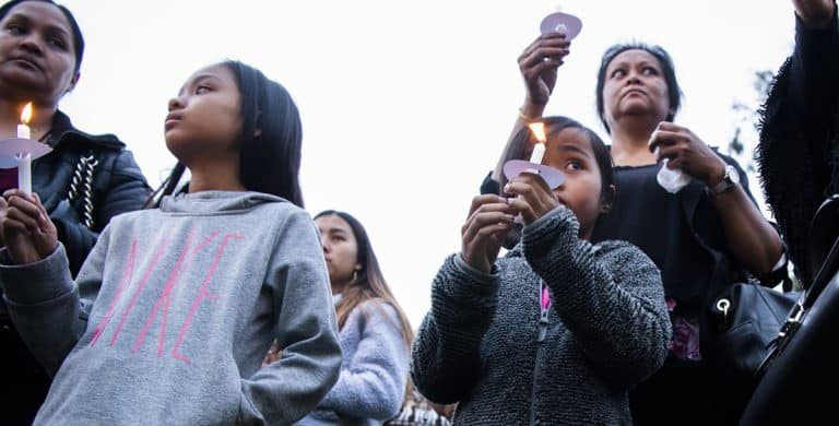 ‘Gun violence has no place here;’ mourners seek justice at vigil for teen killed in Cambodia Town