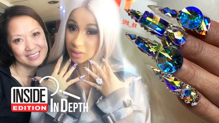 Meet the Woman Who Creates Cardi B’s Blinged-Out Manicures