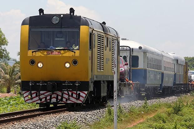 Opening of a rail service between Thailand and Cambodia in Sa Kaew