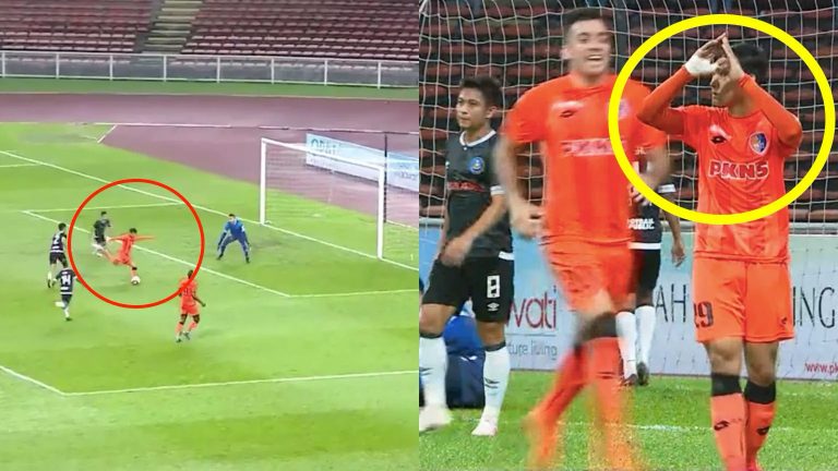 Cambodia & PKNS FC star Chan Vathanaka scores against former side Pahang FA; refuses to celebrate