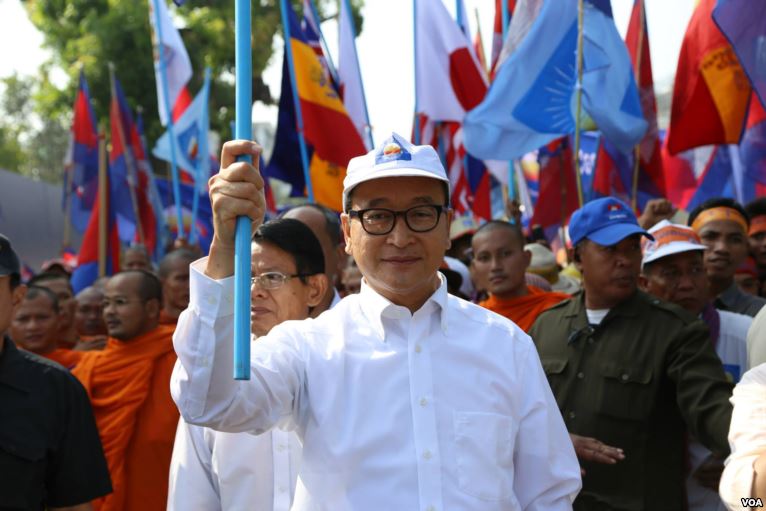 Sam Rainsy’s contradictory coup belief