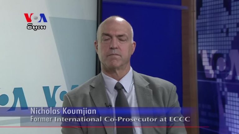 Q&A: Legal Expert Nicholas Koumjian Talks Career at the Khmer Rouge Tribunal, Accomplishments and Challenges of the Tribunal