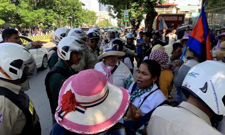 Activists fight hated land-grabs in Cambodia