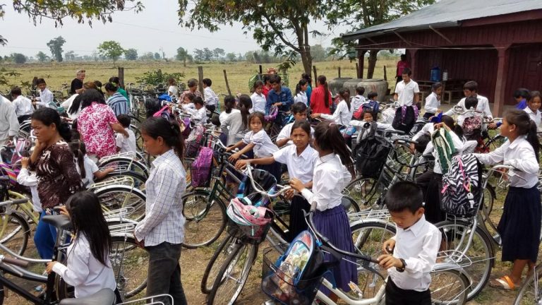 Going to Cambodia — a feast for the senses and bikes for the kids