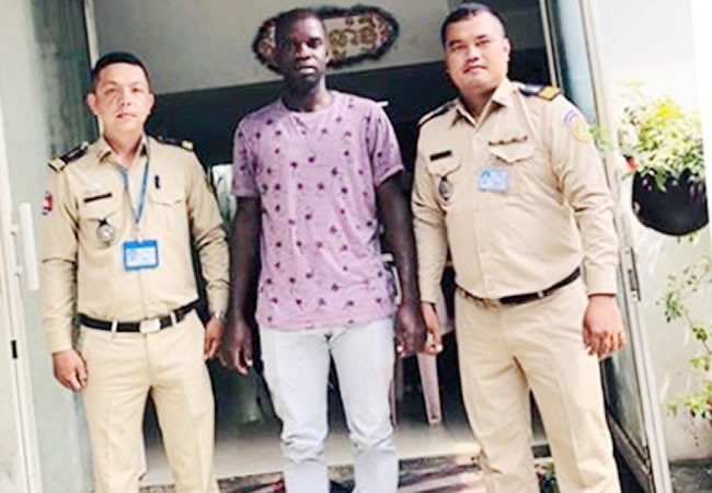 Nigerian man asks to be deported from Cambodia
