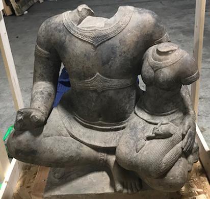 Ancient Cambodian artifact seized from prominent Bay Area auction house, prepared for repatriation