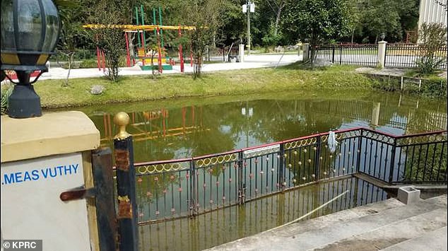 Autistic Cambodian girl, four, drowns in a pond at Texas Buddhist temple after slipping out of a ceremony without her mother noticing then removing her shoes and socks off to enter the water