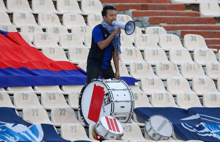 Sole Cambodia fan chanted for the full 90 minutes despite 14-0 loss to Iran