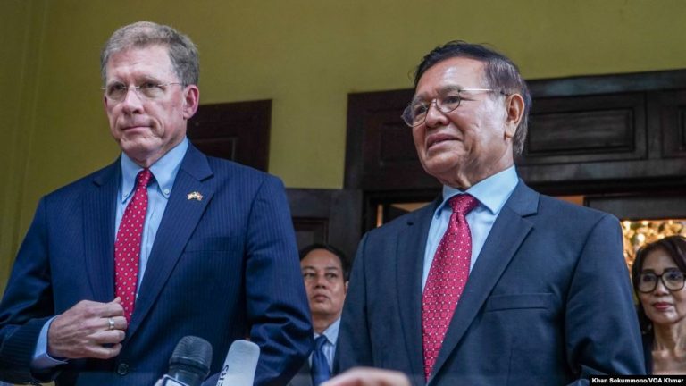US Envoy to Cambodia Meets Released Opposition Leader