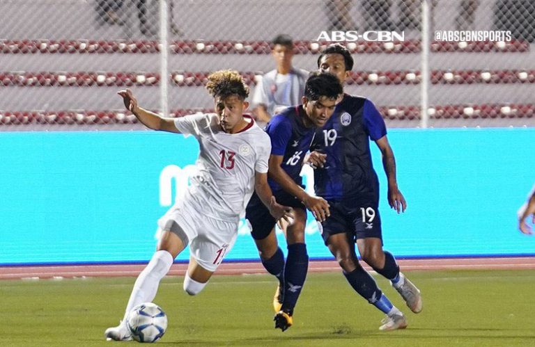 Last-minute goal helps U-22 Azkals draw Cambodia in SEA Games Opener