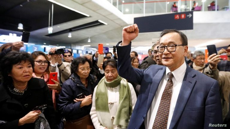 Sam Rainsy’s Planned Return to Cambodia Sparks Fears of Political Violence