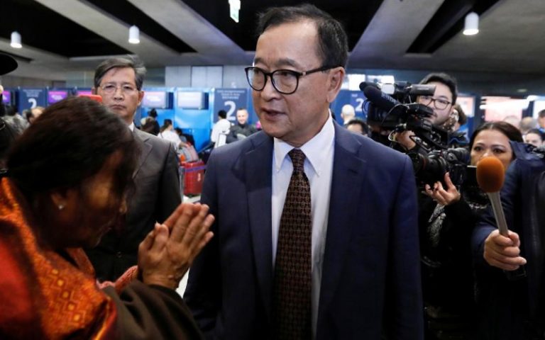 Cambodian opposition veteran Sam Rainsy to meet Malaysian MPs