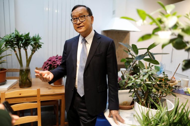Facing arrest, Cambodia’s Sam Rainsy will get home come what may