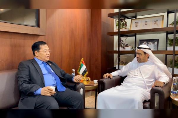 UAE- WMCC Chairman meets Cambodian Minister of State for Labour and Vocational Education