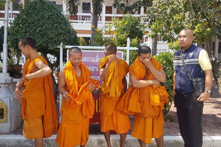 Cambodian monks nabbed