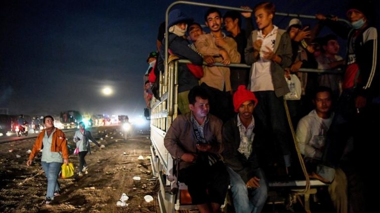 Cambodia’s garment workers fret over deadly daily commutes