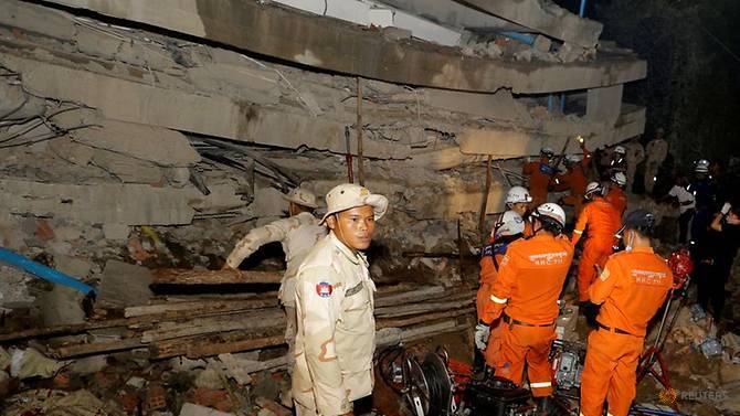 Death toll rises to 36 in Cambodia building collapse