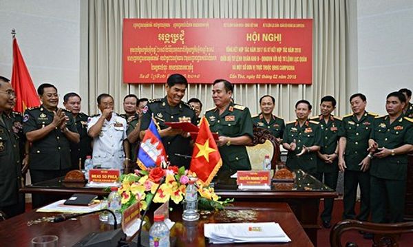 Vietnam-Cambodia Joint Naval Patrols in the Headlines with Review Meeting