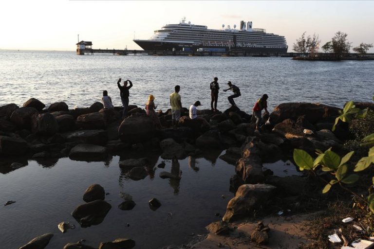 Cruise ship turned away in other ports docks in Cambodia
