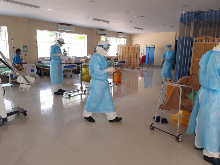 Quarantine in the Khmer-Soviet Friendship Hospital