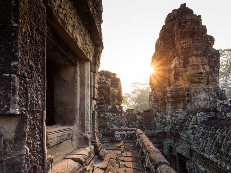 I ran a 5k in Cambodia that started at sunrise. It was the perfect way to experience the real magic of Angkor, the largest religious structure ever built.