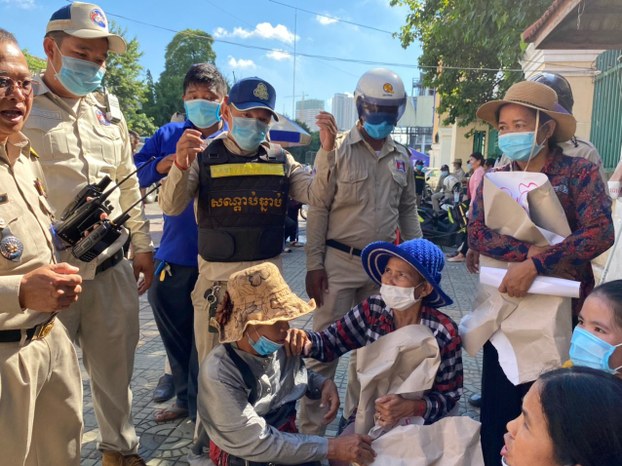 Cambodian Police Suppress Protest by Family Members of Detained CNRP Activists