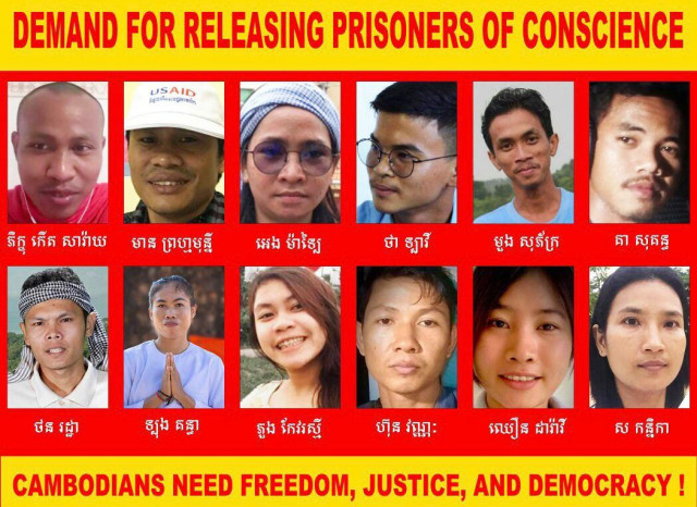 U.S. State Department Calls on Cambodia to Release Jailed Activists