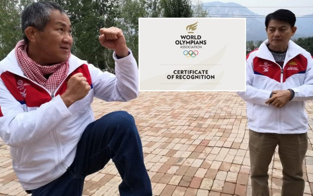 World Olympians Association Celebrates Achievements of Vath Chamroeun