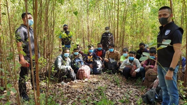 23 Cambodians found in Thai forest after allegedly crossing the border