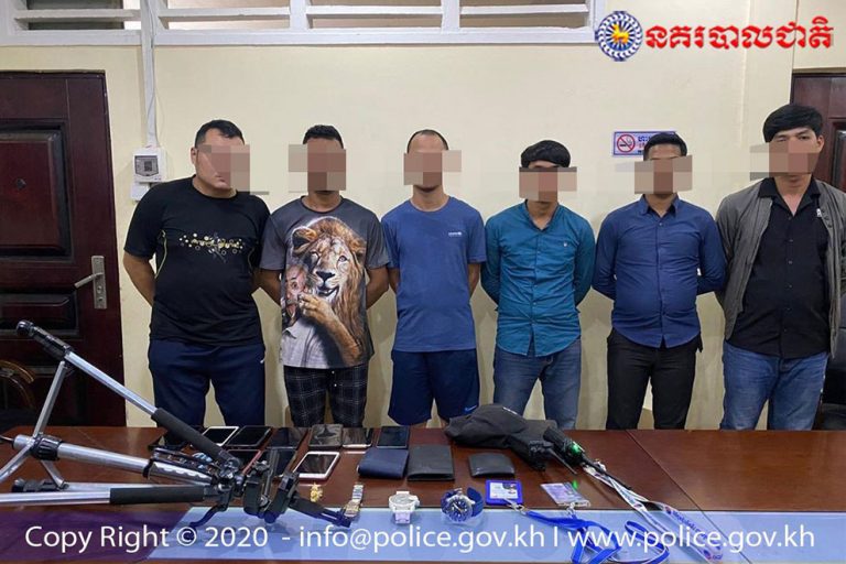 Four journalists arrested for extortion in Sihanoukville