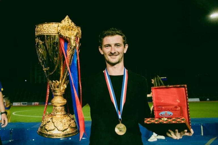 Belfast native Colum Curtis is history maker after leading Visakha FC to cup glory in Cambodia
