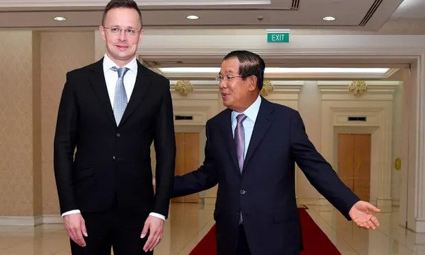 Cambodian PM isolating after Covid outbreak linked to Hungarian minister