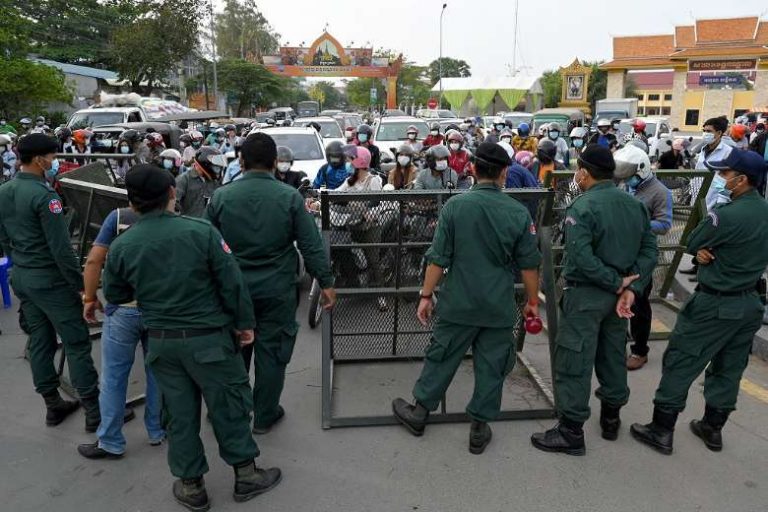 Phnom Penh locked down as Cambodia’s Covid toll spikes