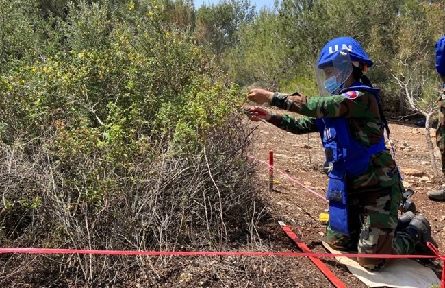 The steady deminers of Cambodia using their skills in south Lebanon