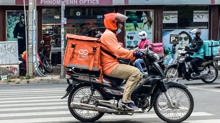 Cambodia’s COVID lockdown puts delivery drivers on the front line