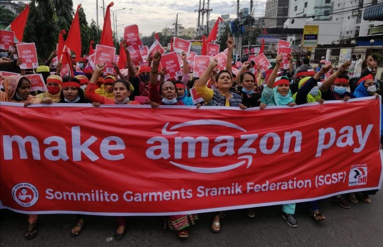 Amazon workers across the world launch action to Make Amazon Pay All Its Workers