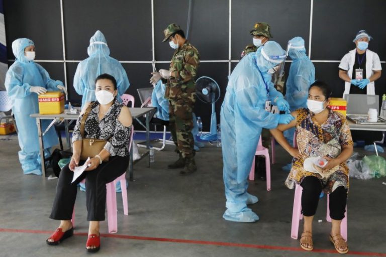 Cambodia drafts in army to speed up Covid-19 vaccinations