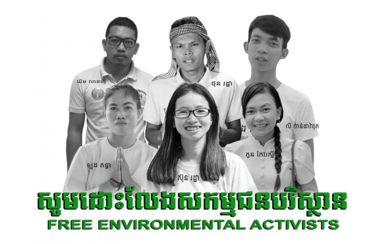 Groups call for the release of Mother Nature environmental activists in Cambodia