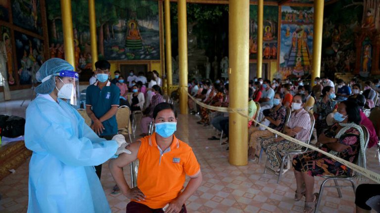 Cambodia begins Covid-19 vaccinations for teenagers