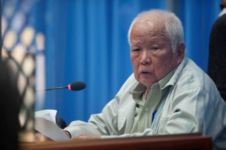 Last living Khmer Rouge leader denies backing genocide during appeal hearing in Cambodia