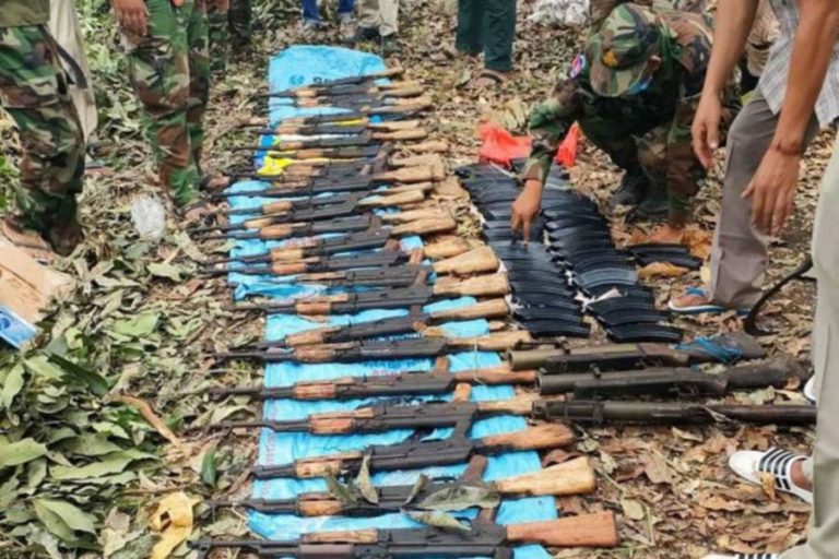 Six Cambodian military officers arrested for arms smuggling
