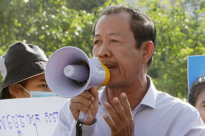 Cambodian labor leader among 18 activists freed from prison