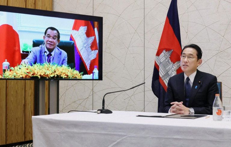 Japan, Cambodia agree to work together over Myanmar, S. China Sea