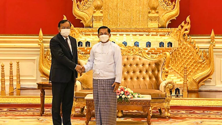 ASEAN special envoy meets Myanmar junta chief