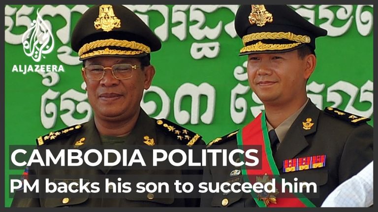 Hun Sen, Cambodian leader for 37 years, backs son to succeed him  (video)