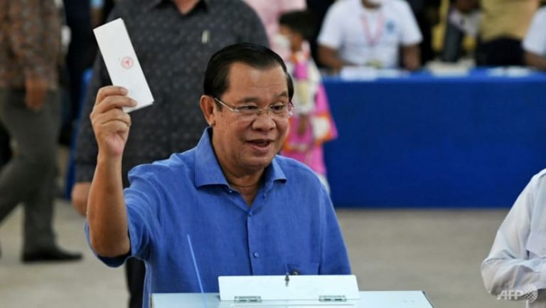 Cambodians vote in local polls as revived opposition vies for seats