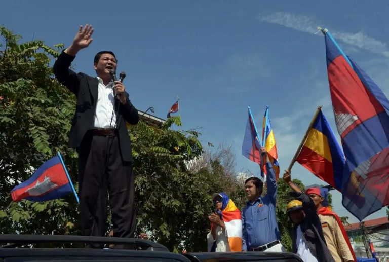 Cambodian opposition politician charged after winning seat